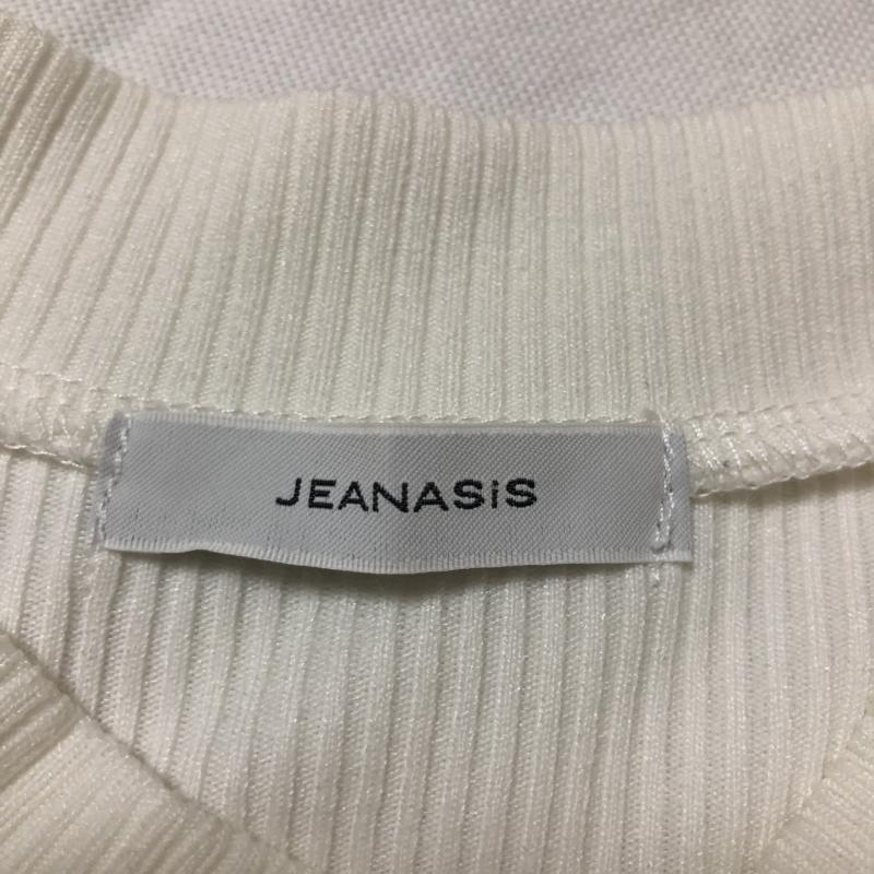 ジーナシス JEANASIS カットソー 半袖 FREE 無地 白 / ホワイト / レディース USED 古着 中古 10010513