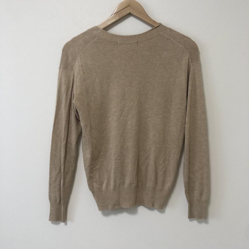 ブリスポイント BLISS POINT ニット、セーター 長袖 M 無地 ベージュ / ベージュ / レディース USED 古着 中古 10010548