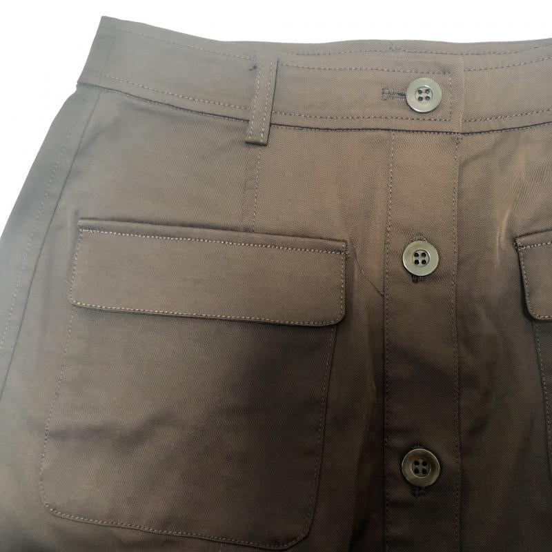 ナチュラルビューティーベーシック NATURAL BEAUTY BASIC スカート ひざ丈スカート S 無地 茶 / ブラウン / レディース USED 古着 中古 10010561
