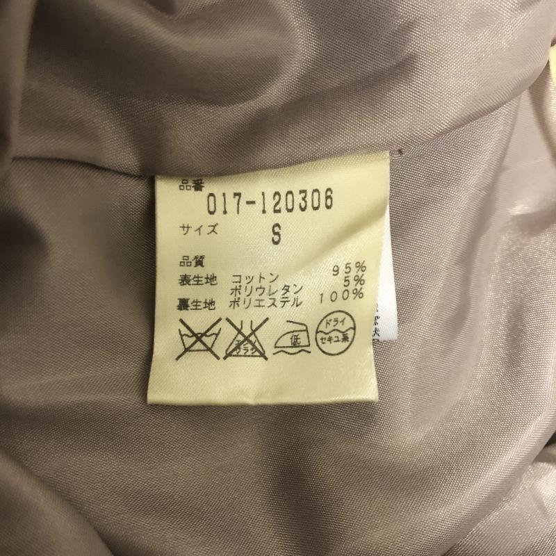 ナチュラルビューティーベーシック NATURAL BEAUTY BASIC スカート ひざ丈スカート S 無地 ベージュ / ベージュ / レディース USED 古着 中古 10010562
