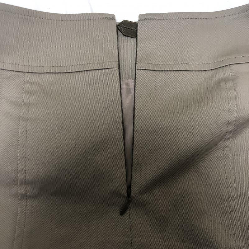 ナチュラルビューティーベーシック NATURAL BEAUTY BASIC スカート ひざ丈スカート S 無地 ベージュ / ベージュ / レディース USED 古着 中古 10010562