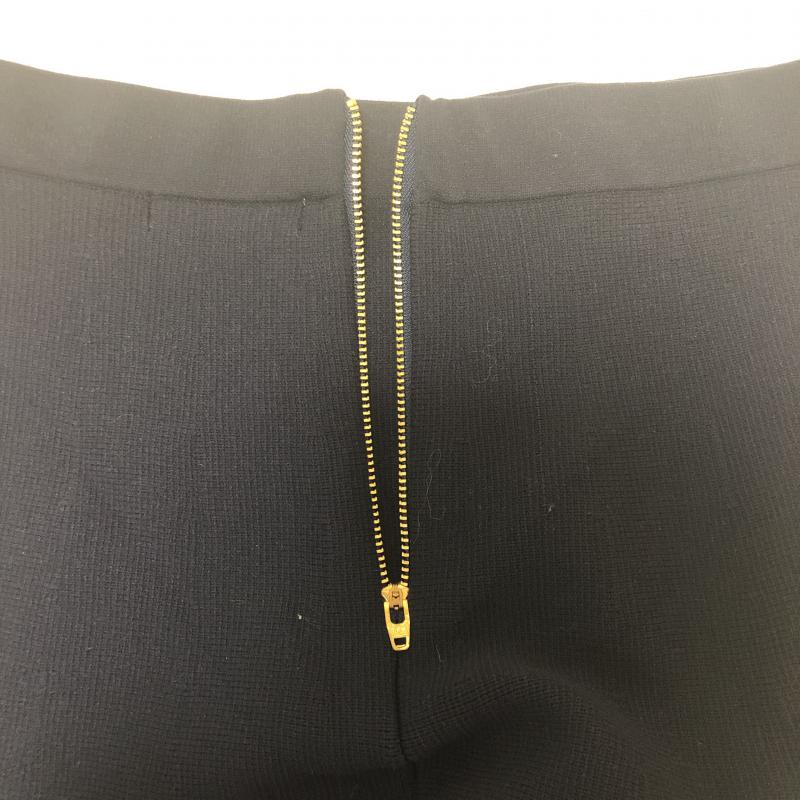 ナチュラルビューティーベーシック NATURAL BEAUTY BASIC スカート ひざ丈スカート M 無地 紺 / ネイビー / レディース USED 古着 中古 10010565