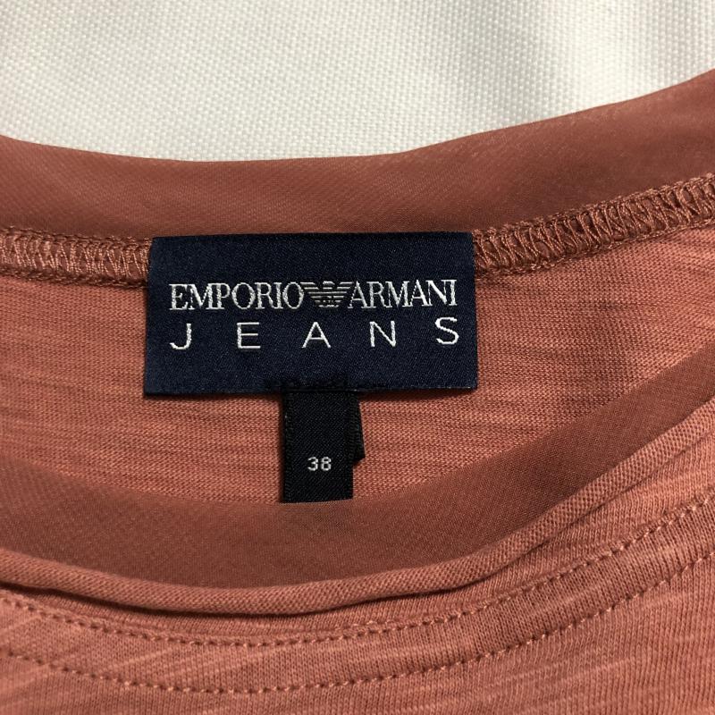 エンポリオアルマーニ EMPORIO ARMANI Tシャツ 半袖 38 無地 桃 / ピンク / レディース USED 古着 中古 10010575
