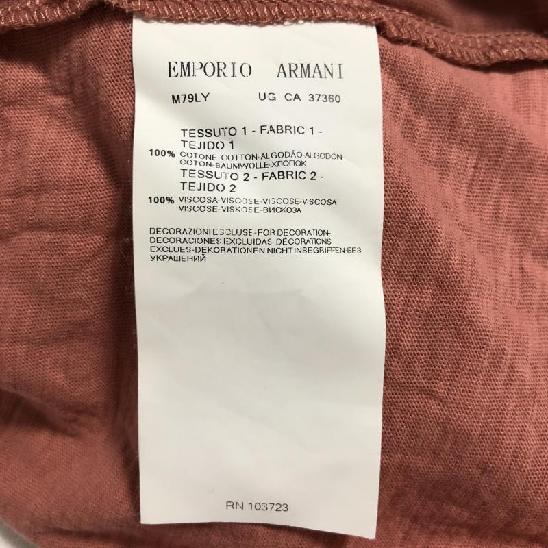 エンポリオアルマーニ EMPORIO ARMANI Tシャツ 半袖 38 無地 桃 / ピンク / レディース USED 古着 中古 10010575