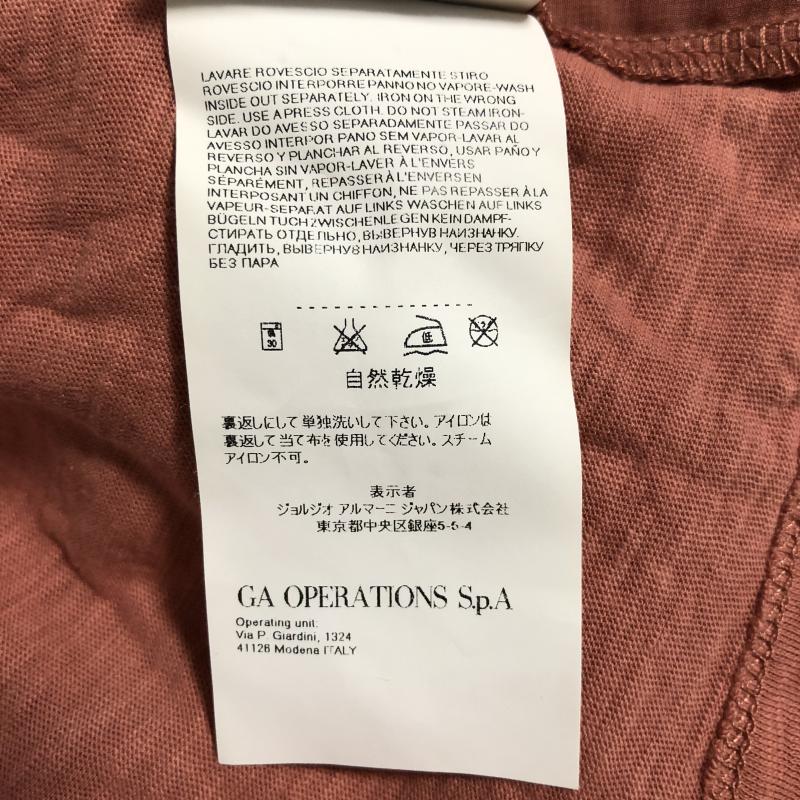 エンポリオアルマーニ EMPORIO ARMANI Tシャツ 半袖 38 無地 桃 / ピンク / レディース USED 古着 中古 10010575