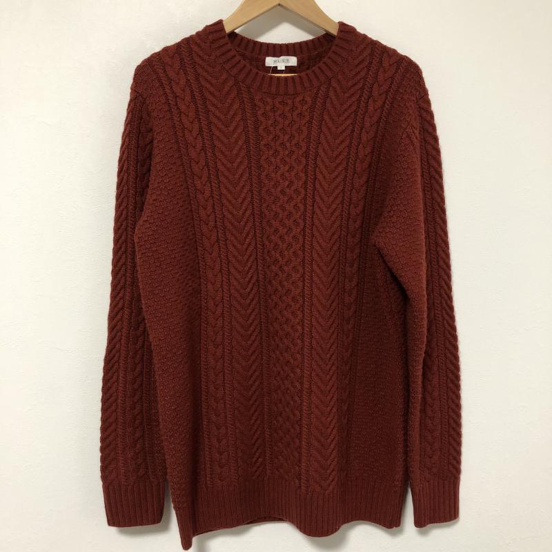 プラステ PLST ニット、セーター 長袖 L 赤 / レッド / レディース USED 古着 中古 10010586