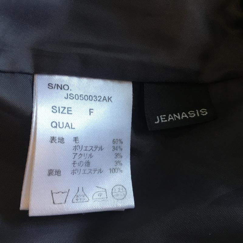 ジーナシス JEANASIS スカート ひざ丈スカート FREE チェック X 総柄 灰 / グレー / X 白 / ホワイト / X ベージュ / ベージュ / レディース USED 古着 中古 10010666