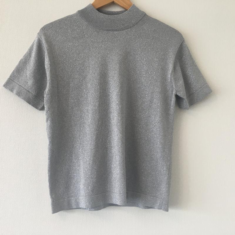 ジーナシス JEANASIS カットソー 半袖 FREE 無地 銀 / シルバー / レディース USED 古着 中古 10010677