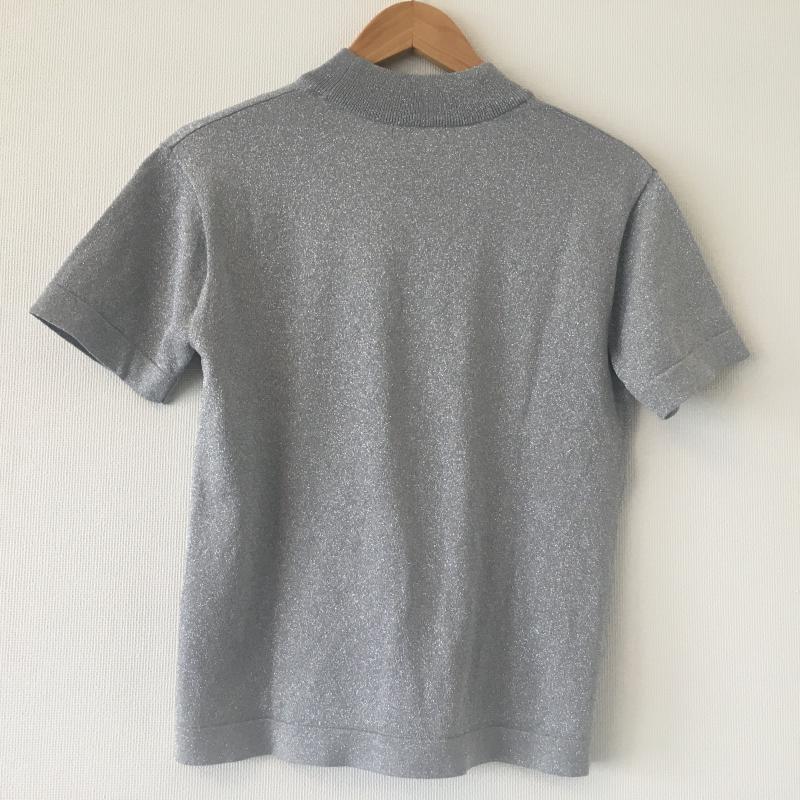 ジーナシス JEANASIS カットソー 半袖 FREE 無地 銀 / シルバー / レディース USED 古着 中古 10010677