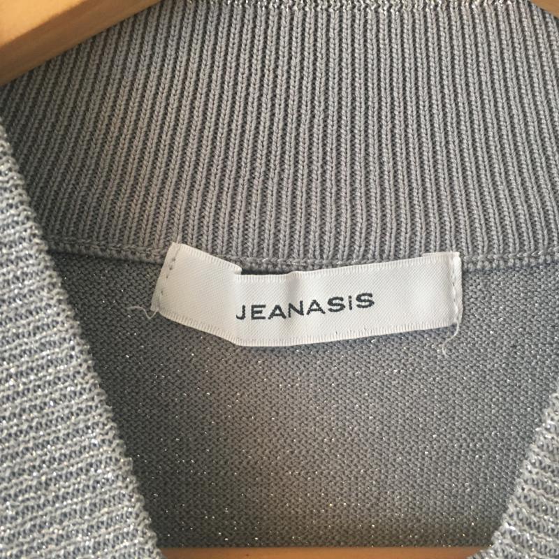 ジーナシス JEANASIS カットソー 半袖 FREE 無地 銀 / シルバー / レディース USED 古着 中古 10010677