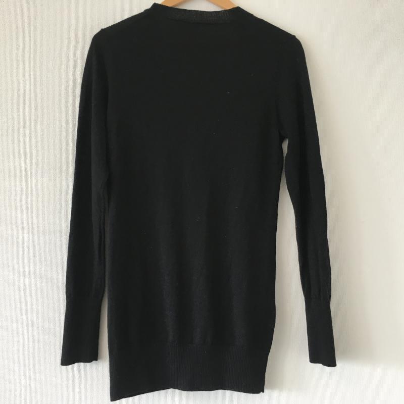 ムジルシリョウヒン 無印良品 カーディガン 長袖 M 無地 黒 / ブラック / レディース USED 古着 中古 10010683