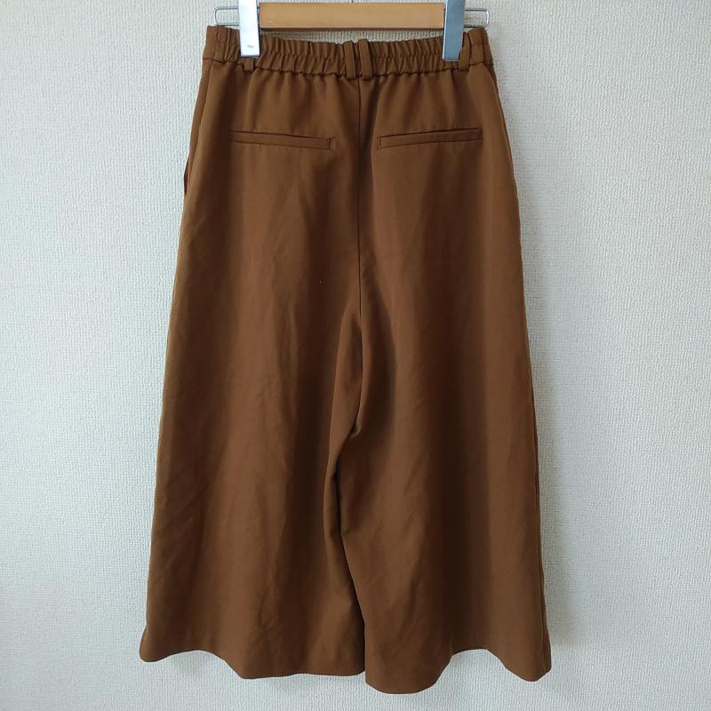 イング INGNI パンツ スラックス ガウチョパンツ M 無地 茶 / ブラウン / レディース USED 古着 中古 10010702