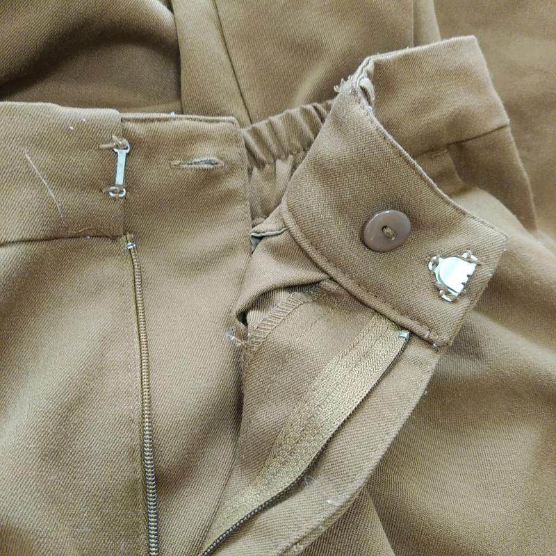 イング INGNI パンツ スラックス ガウチョパンツ M 無地 茶 / ブラウン / レディース USED 古着 中古 10010702