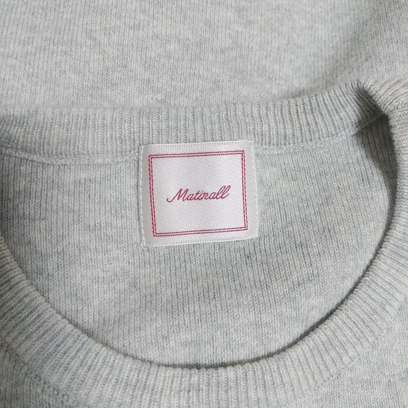 マティナール Matinall カットソー 半袖 FREE 無地 灰 / グレー / レディース USED 古着 中古 10010713