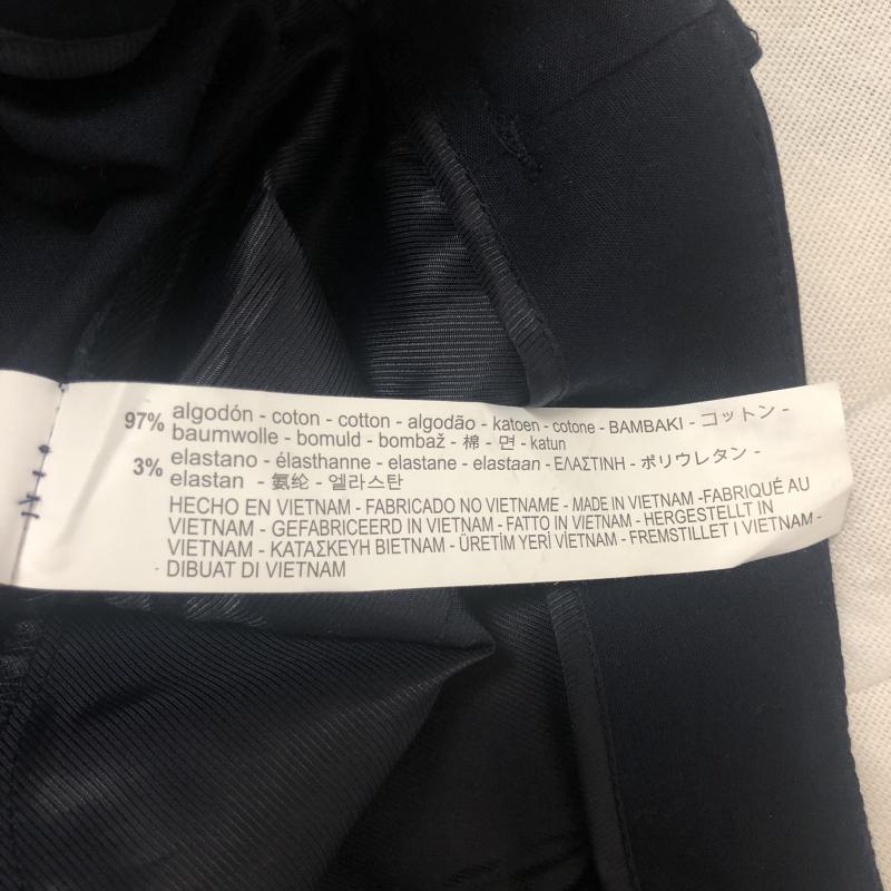 ザラベーシック ZARA BASIC パンツ キュロット XS 無地 紺 / ネイビー / レディース USED 古着 中古 10010777