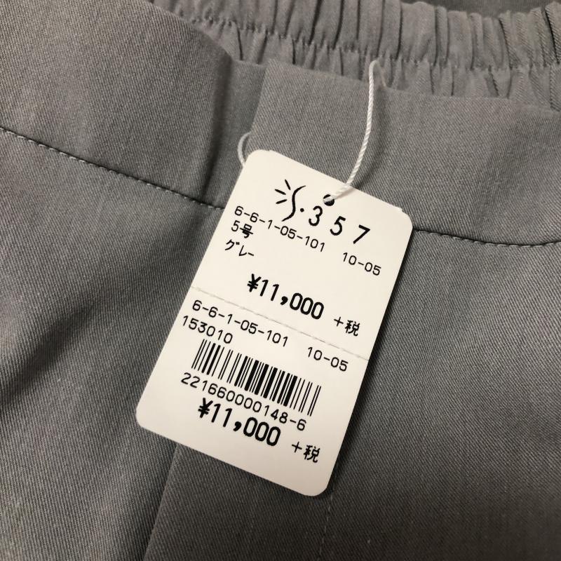 S357 S357 パンツ スラックス 5 無地 灰 / グレー / レディース USED 古着 中古 10010779