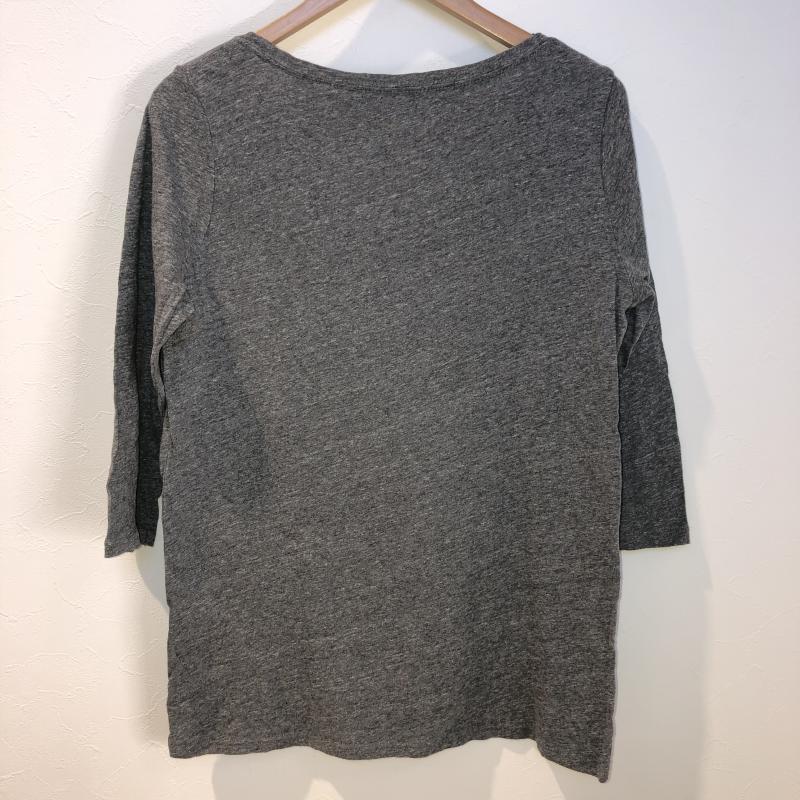 ニコアンド niko and... カットソー 七分袖 M 無地 灰 / グレー / レディース USED 古着 中古 10010792