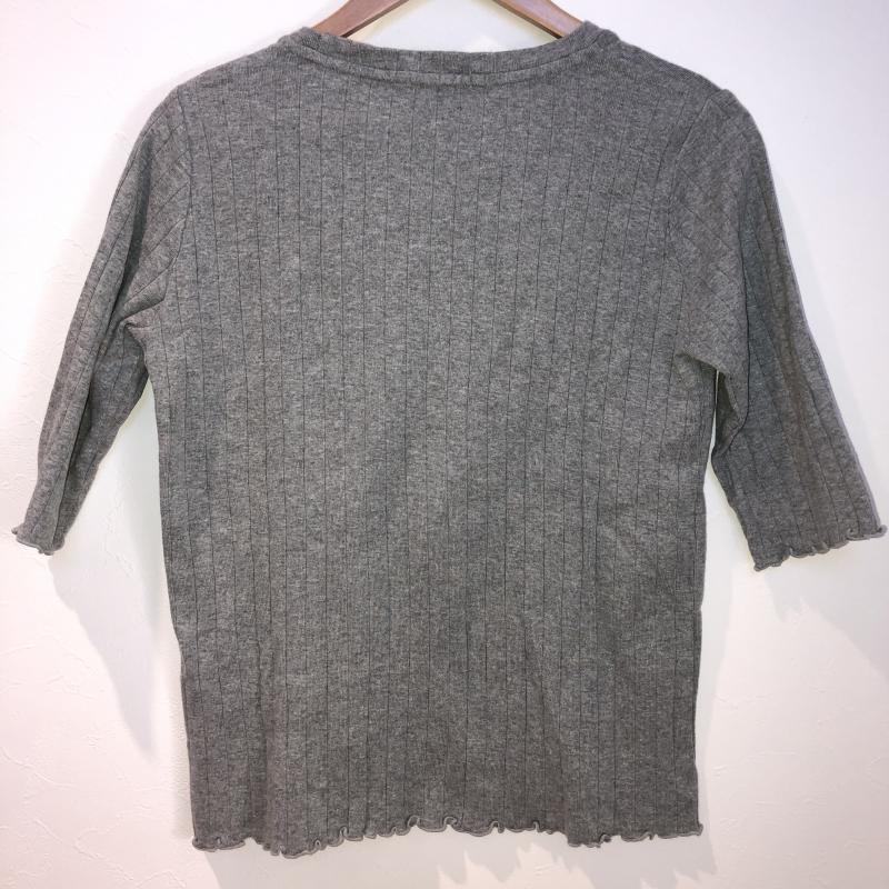 ニコアンド niko and... カットソー 七分袖 M 無地 灰 / グレー / レディース USED 古着 中古 10010799