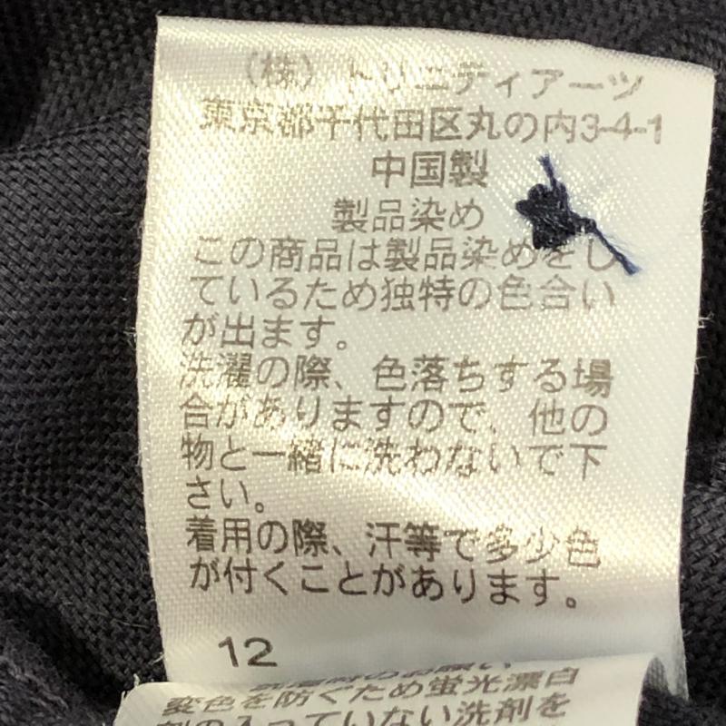 ニコアンド niko and... シャツ、ブラウス 半袖 無地 紺 / ネイビー / レディース USED 古着 中古 10010816