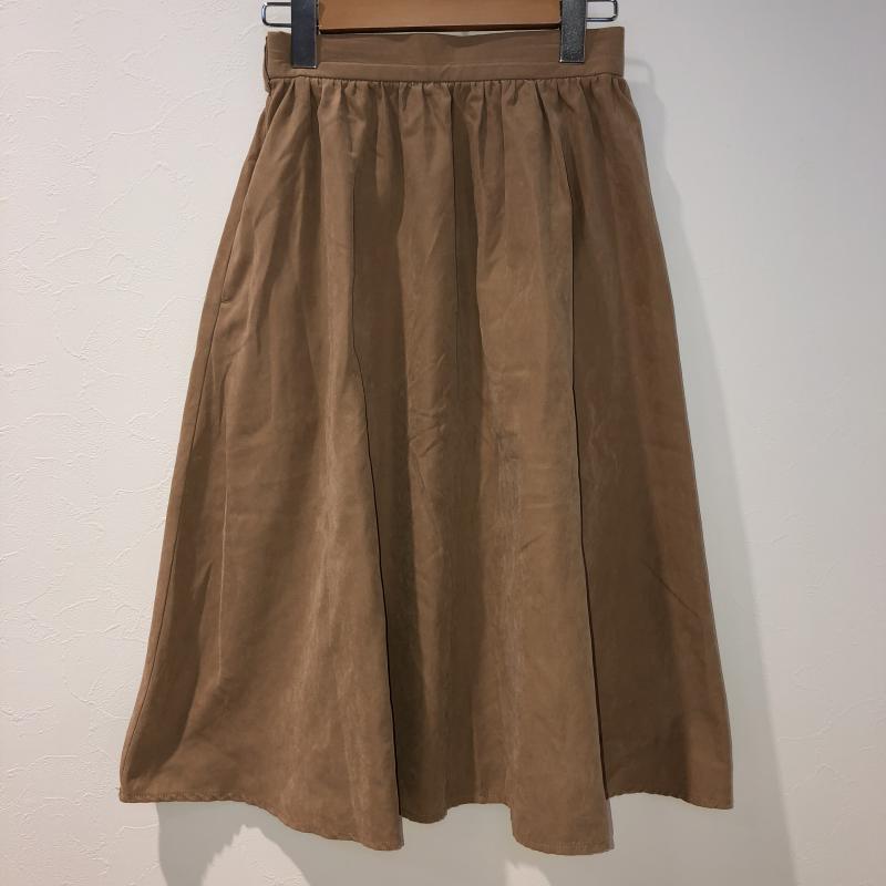 ビス ViS スカート ロングスカート S 無地 茶 / ブラウン / レディース USED 古着 中古 10010823