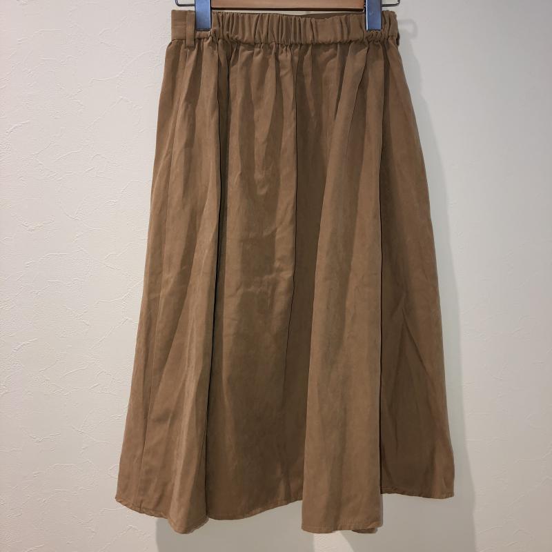 ビス ViS スカート ロングスカート S 無地 茶 / ブラウン / レディース USED 古着 中古 10010823