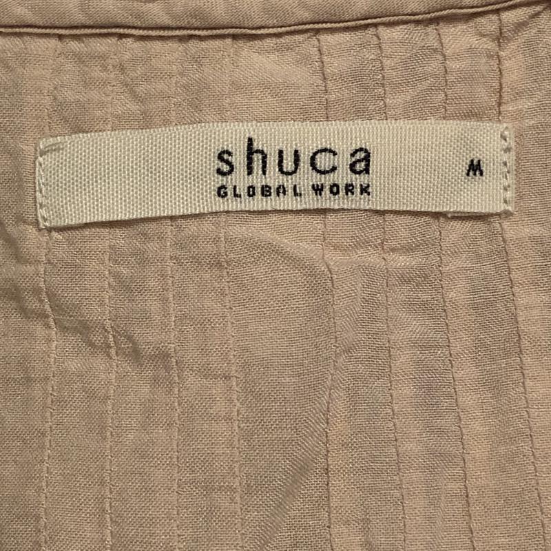 シュカ SHUCA チュニック 半袖 M 無地 ベージュ / ベージュ / レディース USED 古着 中古 10010828
