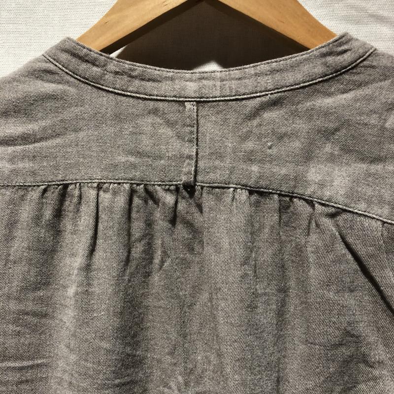 シュカ SHUCA チュニック 七分袖 M 無地 灰 / グレー / レディース USED 古着 中古 10010835