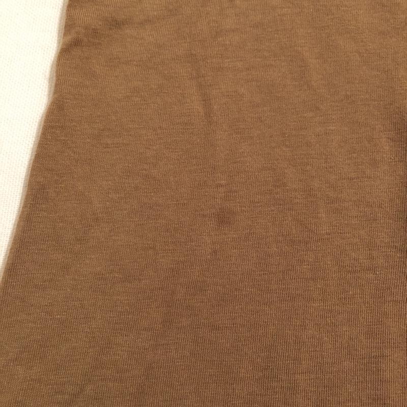 イーハイフンワールドギャラリーピー E hyphen world gallery PEACE カットソー 半袖 FREE 無地 茶 / ブラウン / レディース USED 古着 中古 10010868