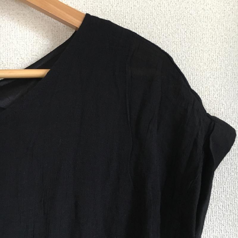 エレンカーレデュエ ELENCARE DUE ワンピース ひざ丈スカート FREE 無地 黒 / ブラック / レディース USED 古着 中古 10010899