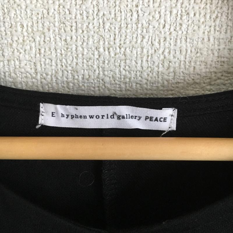 イーハイフンワールドギャラリーピー E hyphen world gallery PEACE ワンピース ロングスカート FREE 無地 黒 / ブラック / レディース USED 古着 中古 10010922