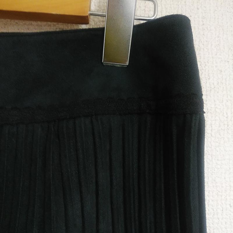 コムサイズム COMME CA ISM スカート ロングスカート S 無地 黒 / ブラック / レディース USED 古着 中古 10011058