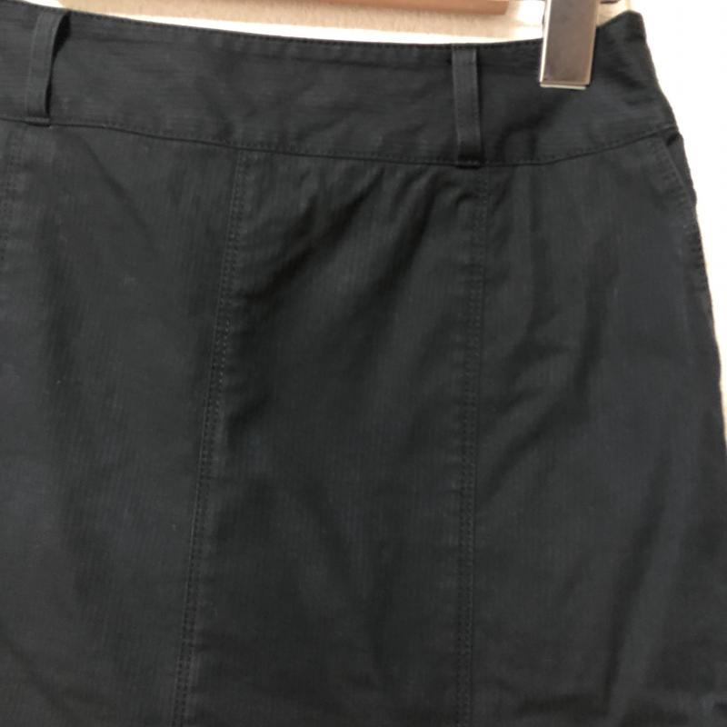 バーバリーロンドン Burberry London スカート ひざ丈スカート 38 無地 黒 / ブラック / レディース USED 古着 中古 10011097