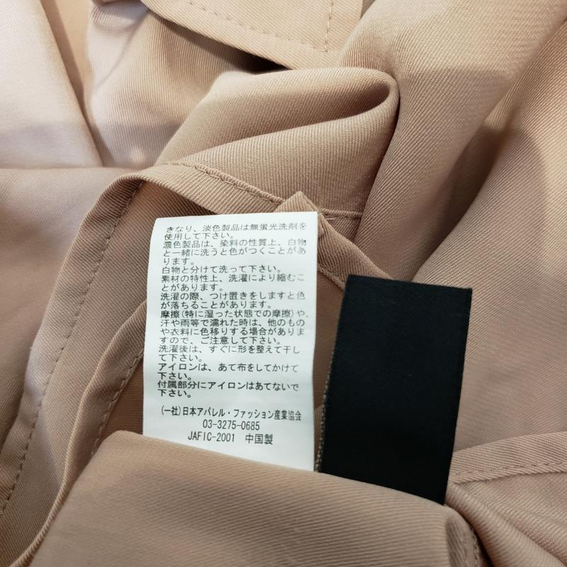 ジレ GYLE カットソー 長袖 M 無地 ベージュ / ベージュ / レディース USED 古着 中古 10011113