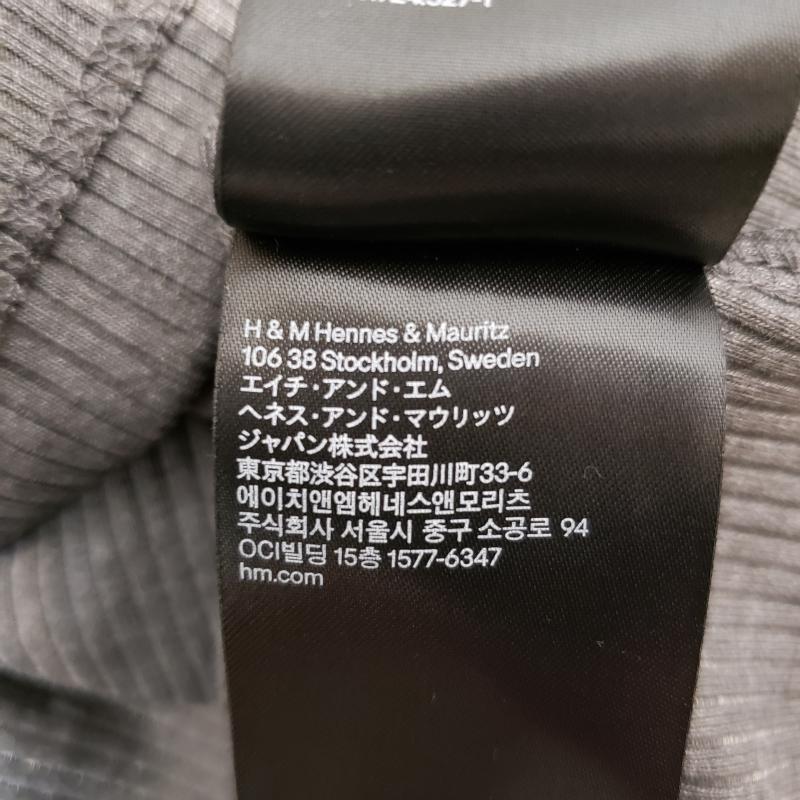 ヘンネスアンドモーリッツ H&M カットソー 半袖 M 無地 灰 / グレー / レディース USED 古着 中古 10011115