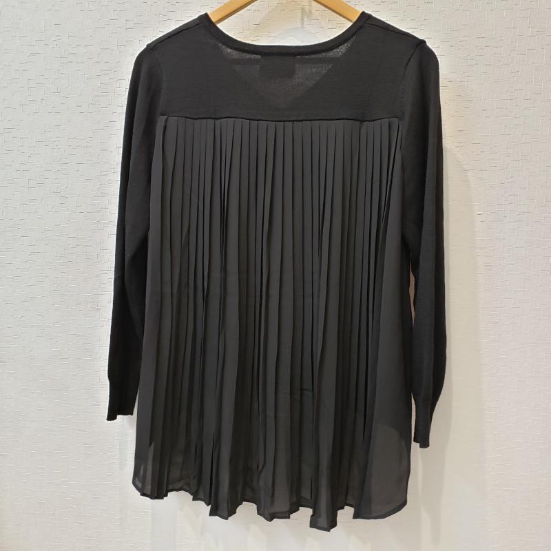 ディスコートパリシアン Discoat Parisien カットソー 長袖 M 無地 黒 / ブラック / レディース USED 古着 中古 10011120