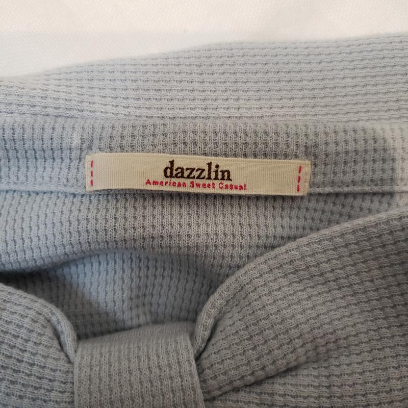 ダズリン dazzlin トップス トップス FREE 無地 青 / ブルー / レディース USED 古着 中古 10011137