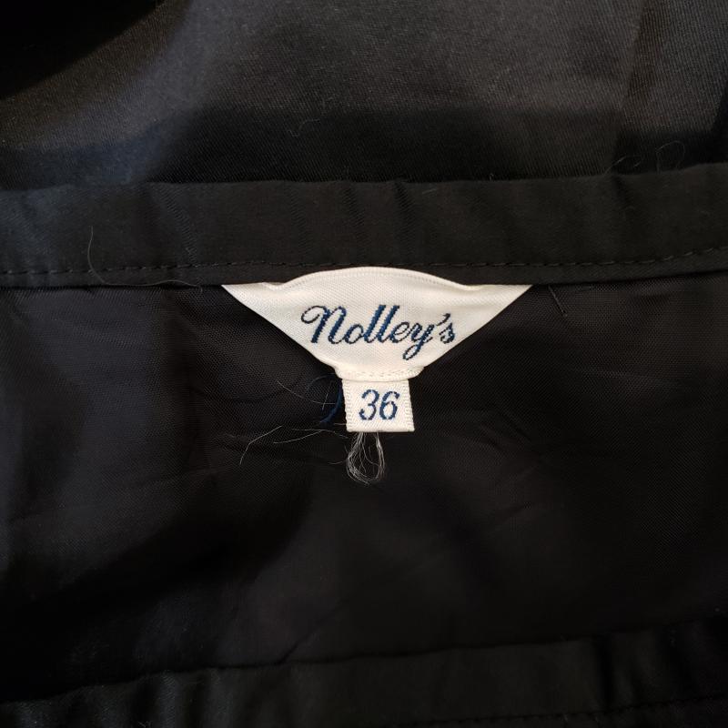 ノーリーズ NOLLEY'S スカート ひざ丈スカート 36 無地 黒 / ブラック / レディース USED 古着 中古 10011140