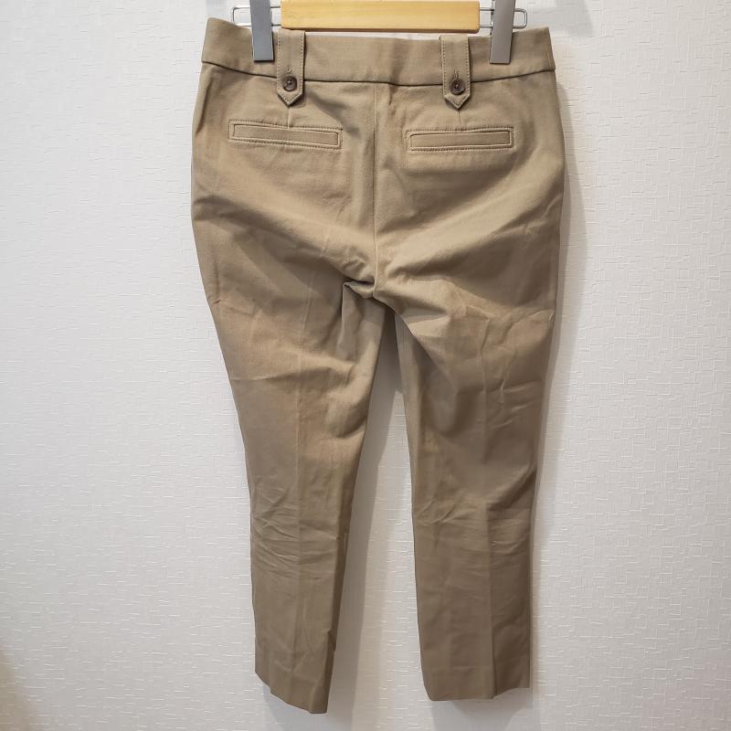 バナナリパブリック BANANA REPUBLIC パンツ スラックス 7分丈 0 無地 ベージュ / ベージュ / レディース USED 古着 中古 10011154