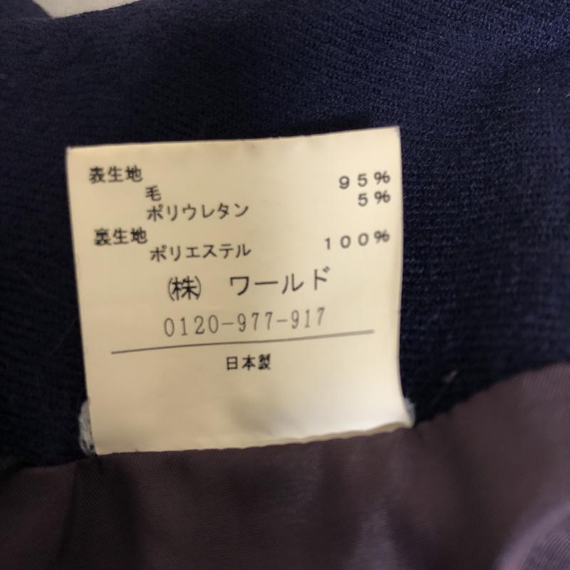 アンタイトル UNTITLED スカート ひざ丈スカート 2 無地 紺 / ネイビー / レディース USED 古着 中古 10011162