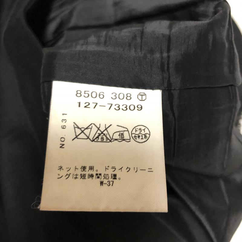インディヴィ INDIVI スカート ミニスカート 36 無地 黒 / ブラック / レディース USED 古着 中古 10011246