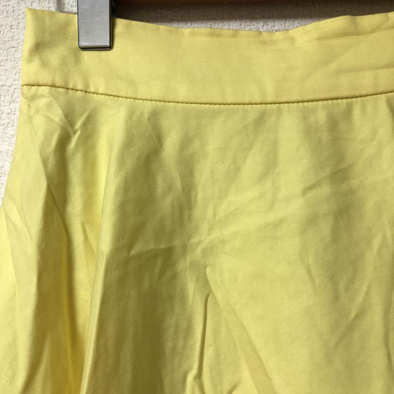 アパートバイローリーズ apart by lowrys スカート ひざ丈スカート FREE 無地 黄 / イエロー / X 銀 / シルバー / レディース USED 古着 中古 10011250