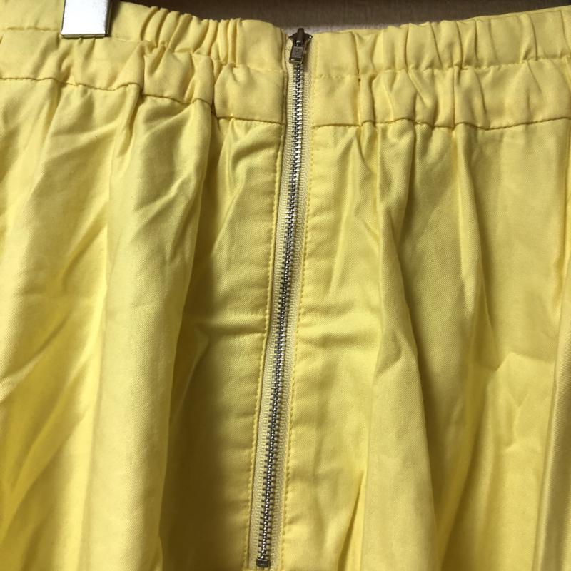 アパートバイローリーズ apart by lowrys スカート ひざ丈スカート FREE 無地 黄 / イエロー / X 銀 / シルバー / レディース USED 古着 中古 10011250