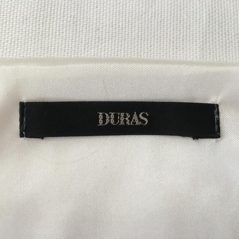 デュラス DURAS カットソー 半袖 FREE 無地 白 / ホワイト / レディース USED 古着 中古 10011276