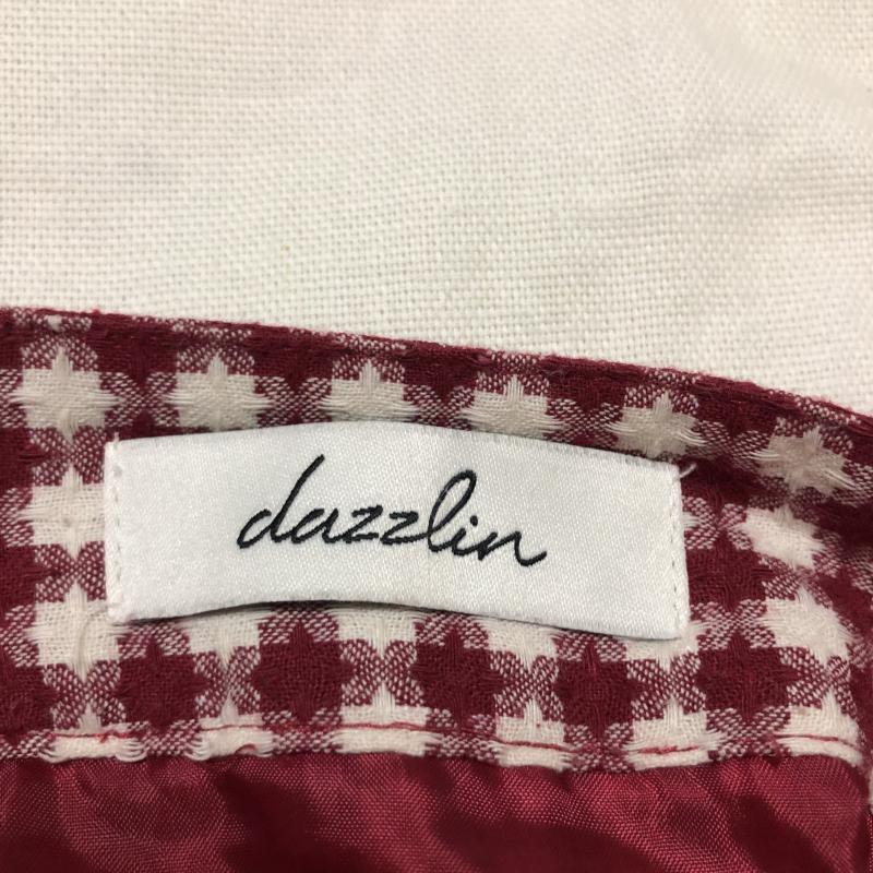 ダズリン dazzlin スカート ミニスカート S 白 / ホワイト / X 赤 / レッド / レディース USED 古着 中古 10011343