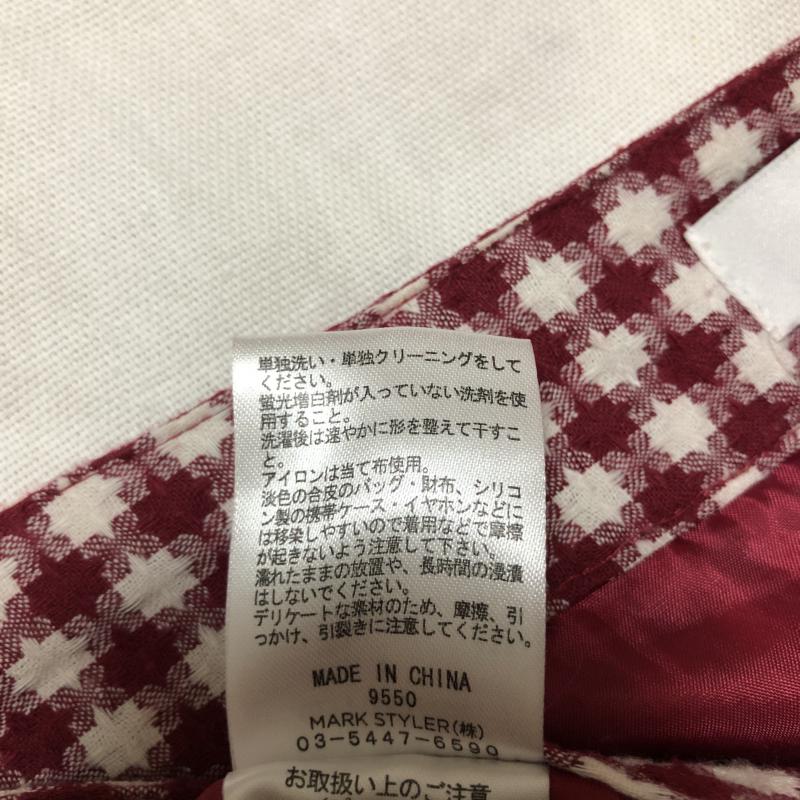 ダズリン dazzlin スカート ミニスカート S 白 / ホワイト / X 赤 / レッド / レディース USED 古着 中古 10011343