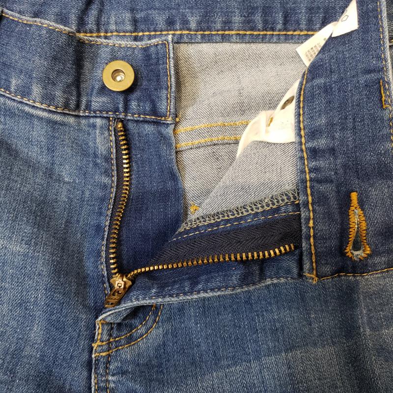 サンカンシオン 3can4on パンツ デニム、ジーンズ ストレッチ入り 1 無地 インディゴ / インディゴ / レディース USED 古着 中古 10011416