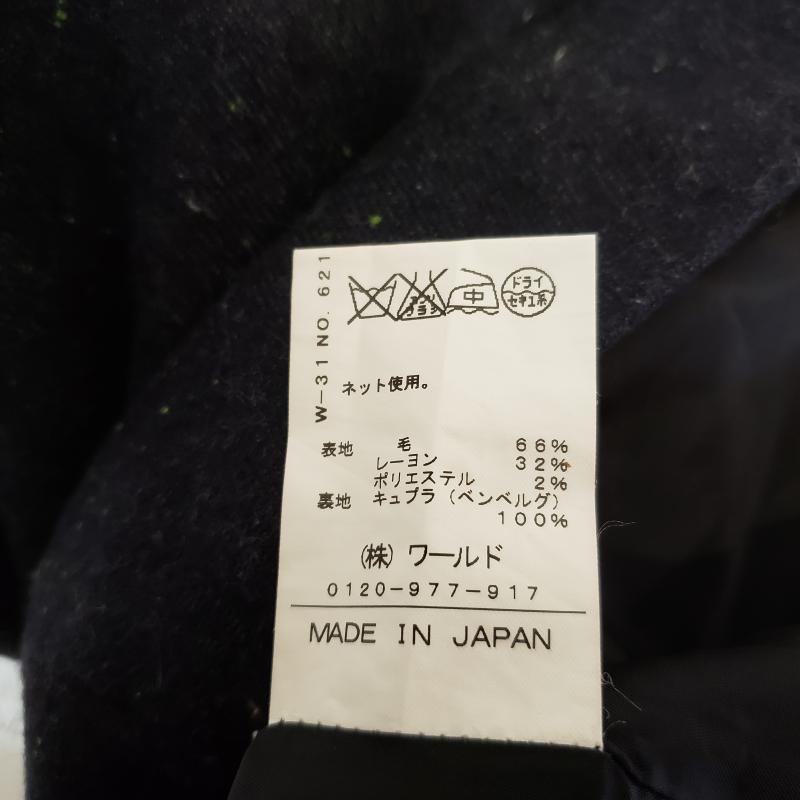 ドレステリア DRESSTERIOR スカート ミニスカート 36 無地 X ドット 紺 / ネイビー / X 緑 / グリーン / レディース USED 古着 中古 10011424