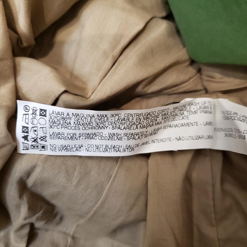 ザラウーマン ZARA WOMAN コート トレンチコート S 無地 緑 / グリーン / レディース USED 古着 中古 10011448