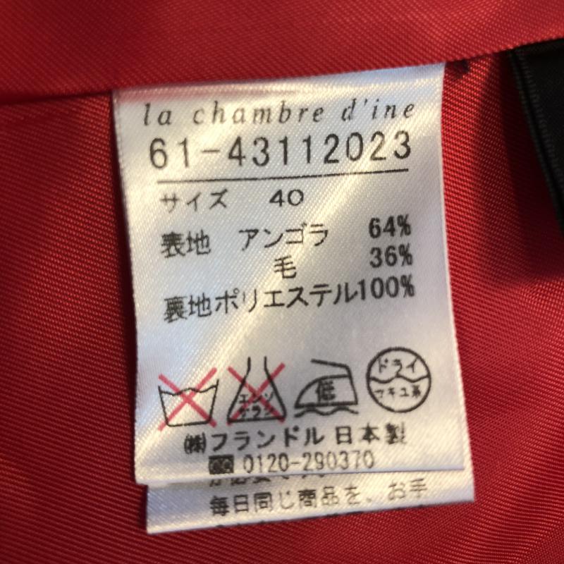 ラシャンブルドインエ la chambre d'ine ジャケット、上着 ジャケット、ブレザー 40 無地 赤 / レッド / レディース USED 古着 中古 10011465