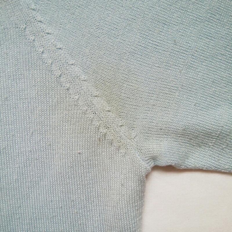 セシルマクビー CECIL McBEE カーディガン 長袖 M 無地 青 / ブルー / レディース USED 古着 中古 10011556